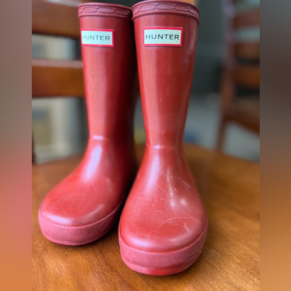Hunter Red Rain Boots